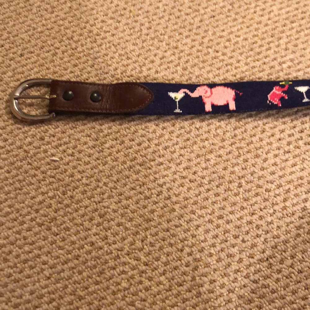 Smattered & Branson Needlepoint Belt